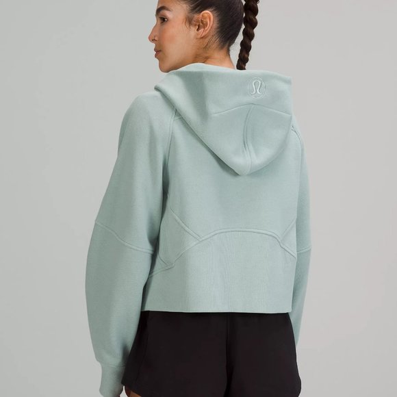 Lululemon Scuba Oversized Full-Zip Hoodie Silver Blue XS/S M/L NWT - Picture 2 of 2